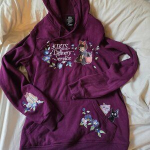 Studio Ghibli Kiki's Delivery Service Floral Logo Hoodie  BoxLunch
